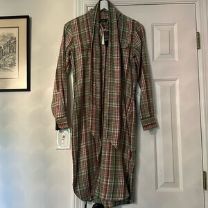 NWT Ralph Lauren plaid shirt dress